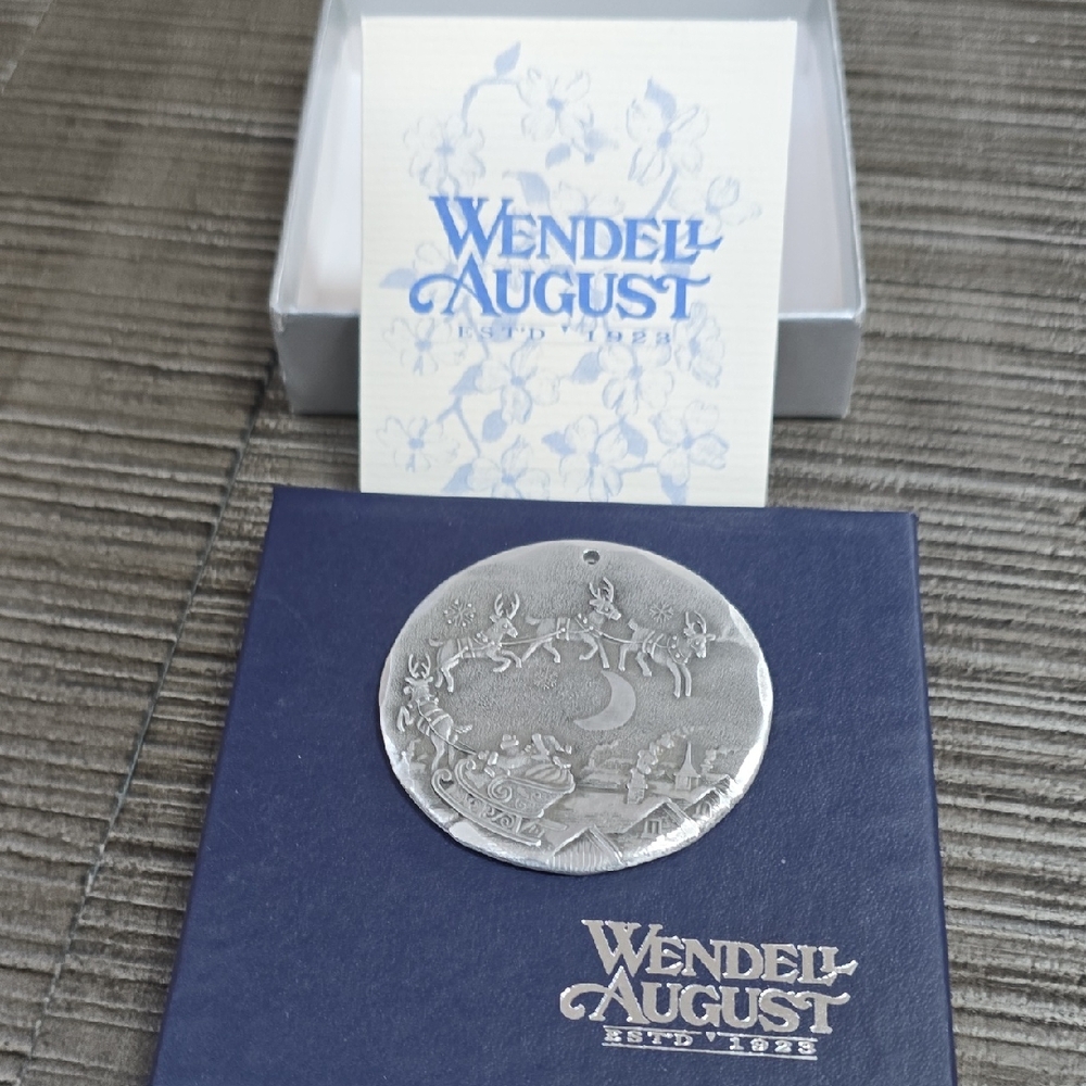 Wendell August Silver Holiday Ornament